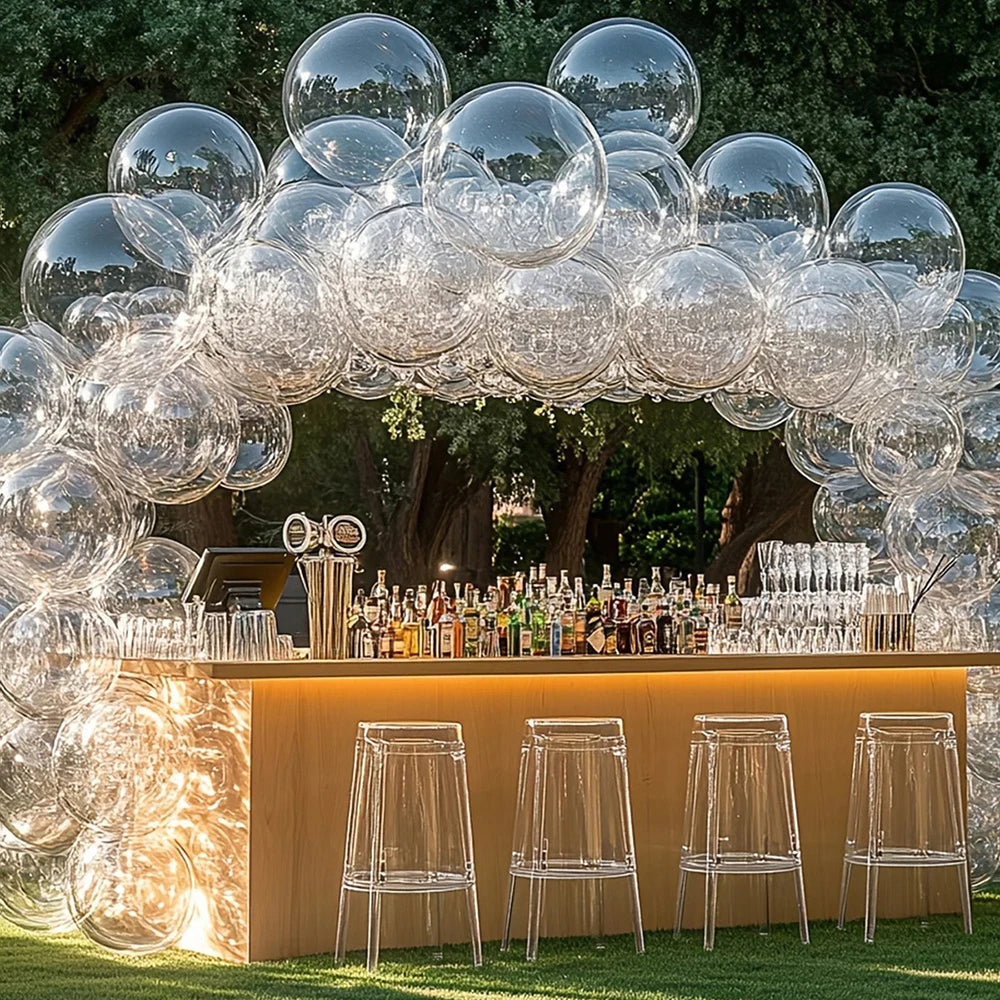 Arche Ballon Mariage Bobo Transparent — vue 2