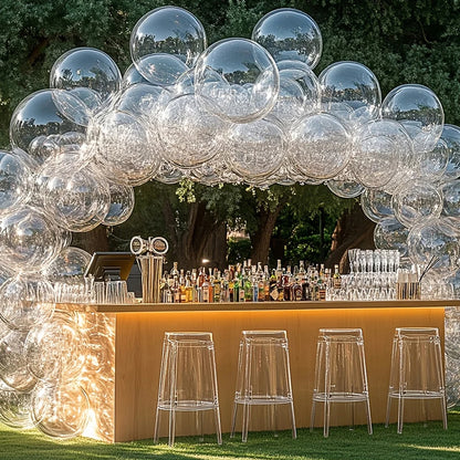 Arche Ballon Mariage Bobo Transparent — vue 2