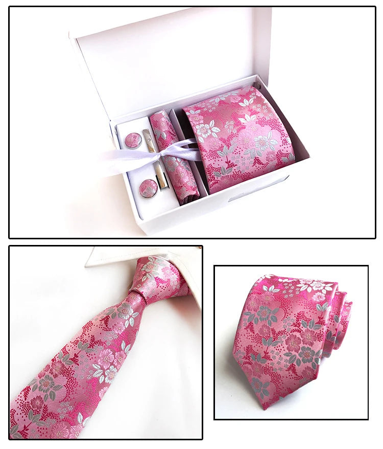 Coffret Cadeau Cravate Mariage Fleurie — vue 5