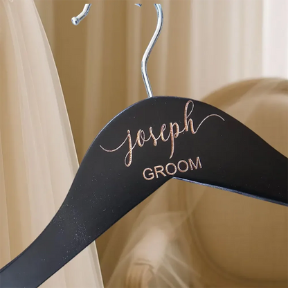 Cintre Personnalisé Mariage Noir ou Blanc