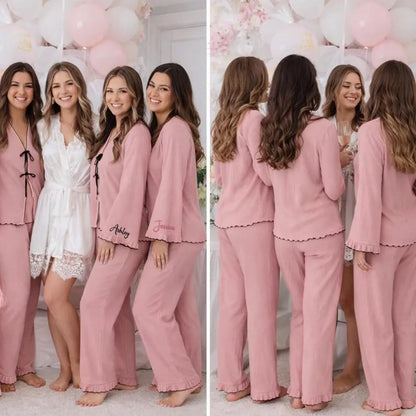 Pyjama Brodé Demoiselle d'Honneur Personnalisé