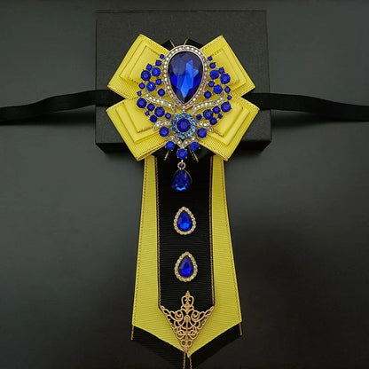 Nœud papillon mariage jabot bijou strass — vue 13