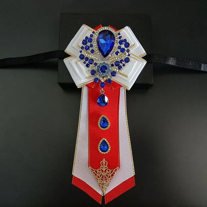 Nœud papillon mariage jabot bijou strass — vue 26