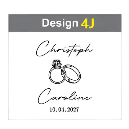 Flûtes Champagne Mariage Personnalisées Gravées — vue 14