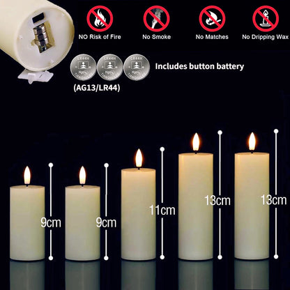 Bougies LED Piliers Mariage