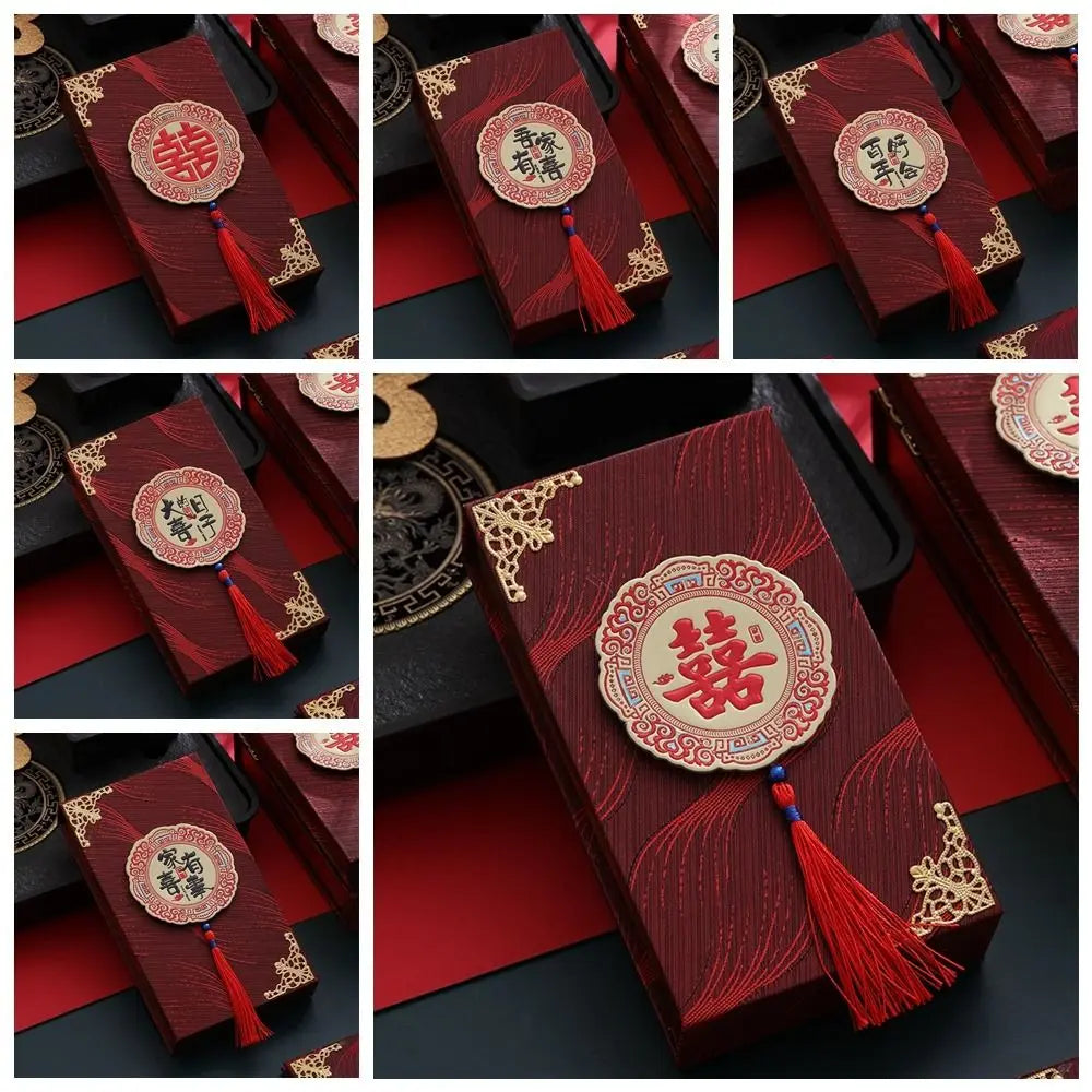 Boîte enveloppe mariage motifs raffinés