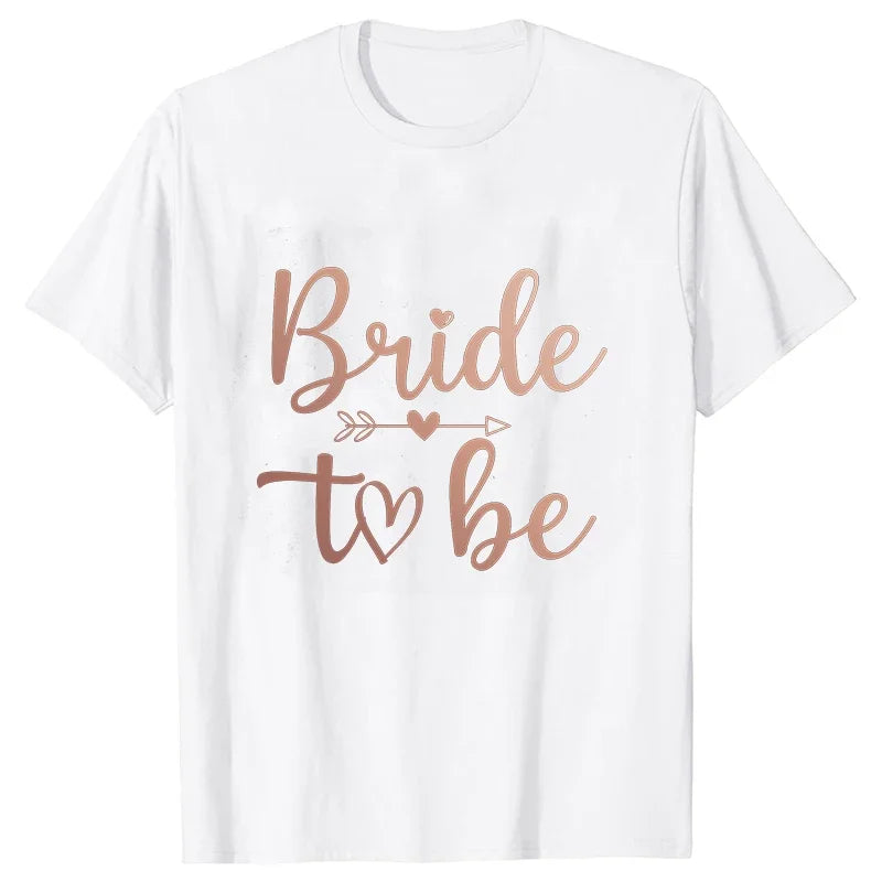 T-shirt EVJF cortège rose gold