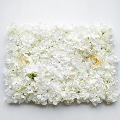 Mur de Roses Artificielles Mariage — vue 4