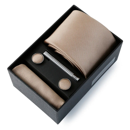 Coffret Cravate Mariage Unie avec Pince — vue 9