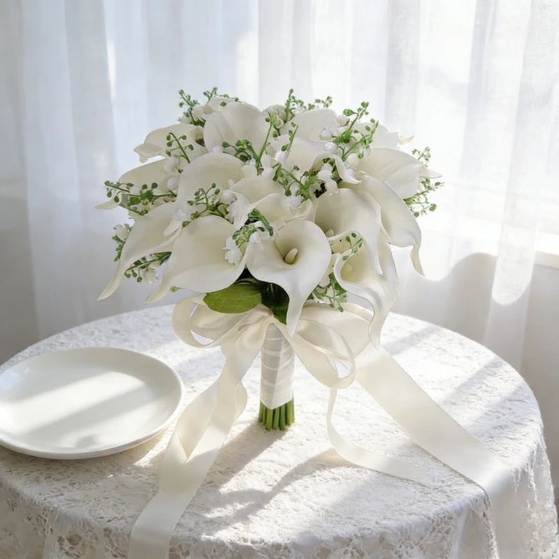 Bouquet Callas Fleurs Artificielles Mariage