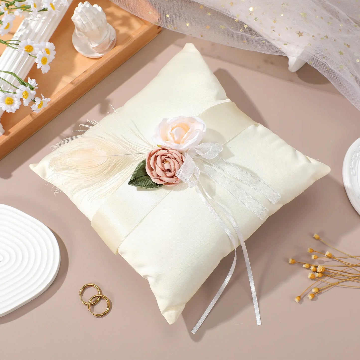 Coussin porte alliance pour cérémonie