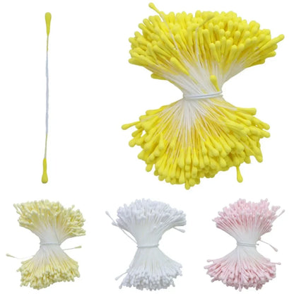 Étamines perlées pour fleurs artificielles DIY