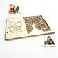 Livre d'Or Mariage Bois Champêtre Cadre Photo