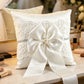 Coussin Alliance Dentelle Perles Blanc