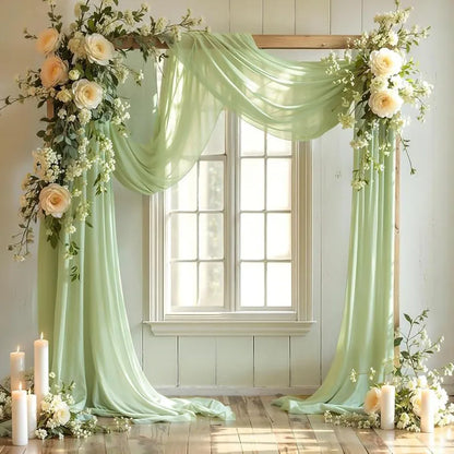 Panneau Voilage Arche Mariage Mousseline