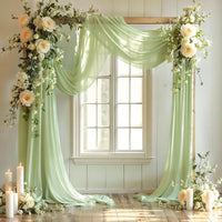 Panneau Voilage Arche Mariage Mousseline — vue 19