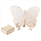 Livre d'or mariage original cadre papillons bois