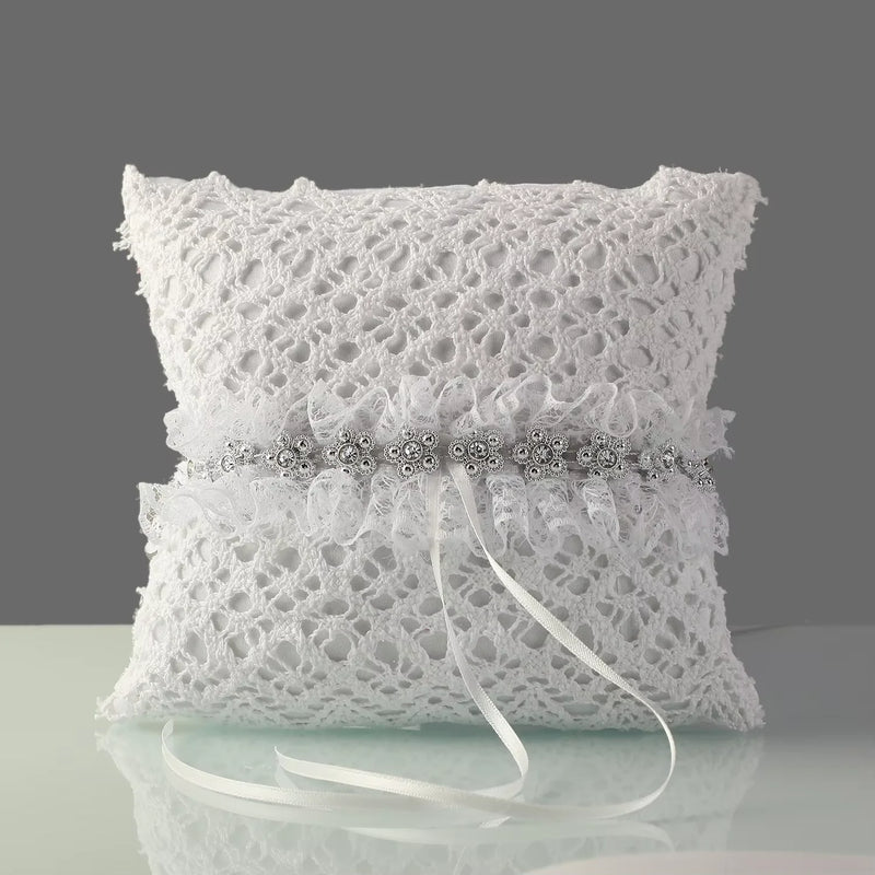 Coussin alliance crochet ceinture strass — vue 4