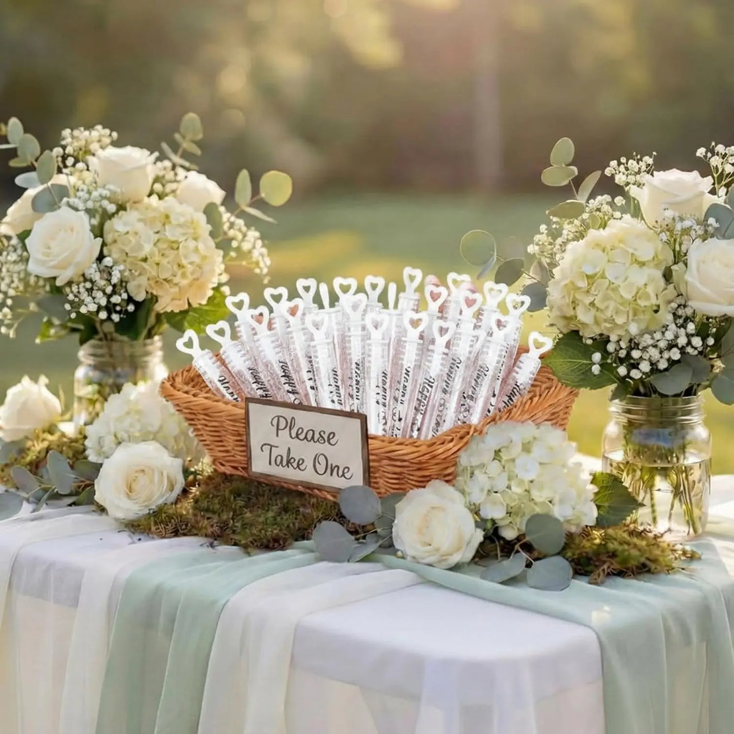 Bulles de savon mariage personnalisées