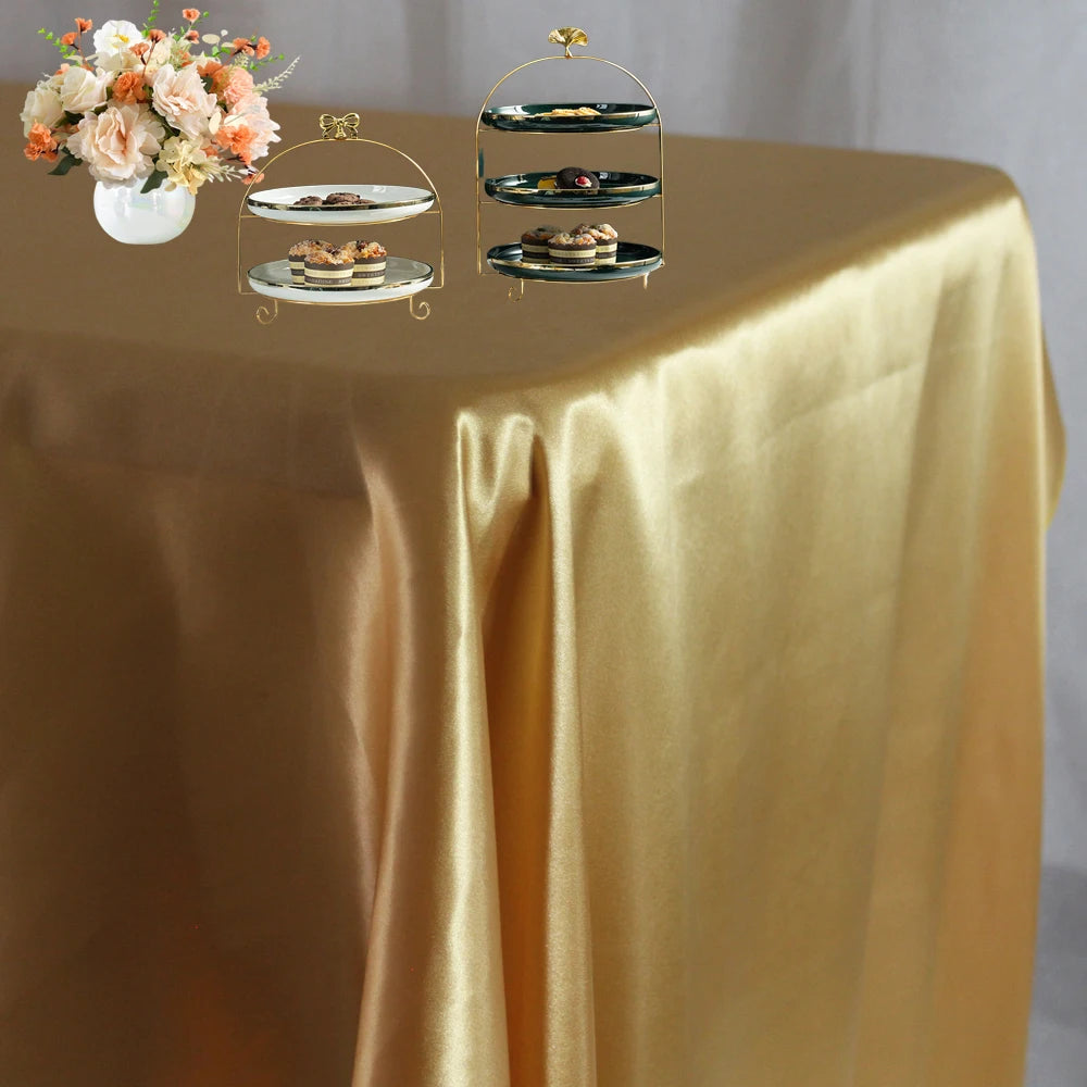 Nappe Satin Mariage Réutilisable