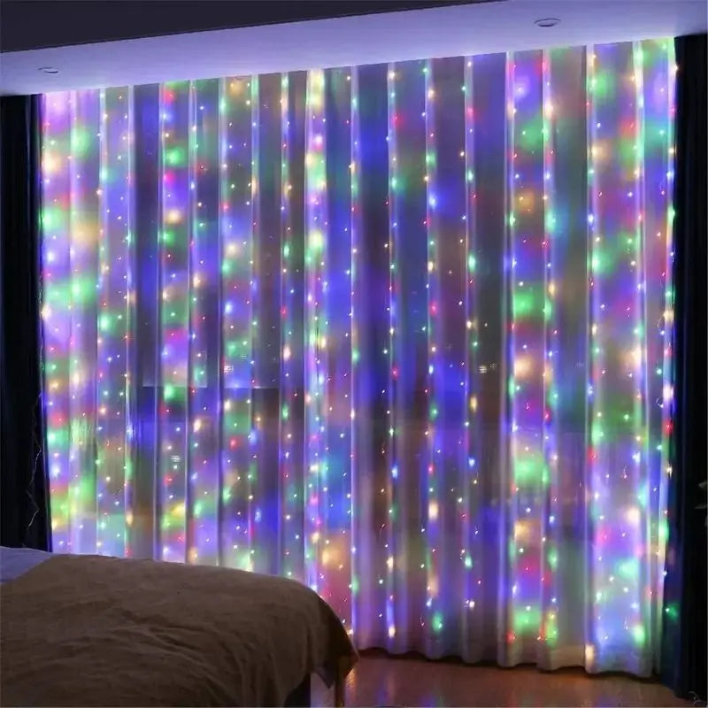 Rideau lumineux mariage LED télécommandé USB