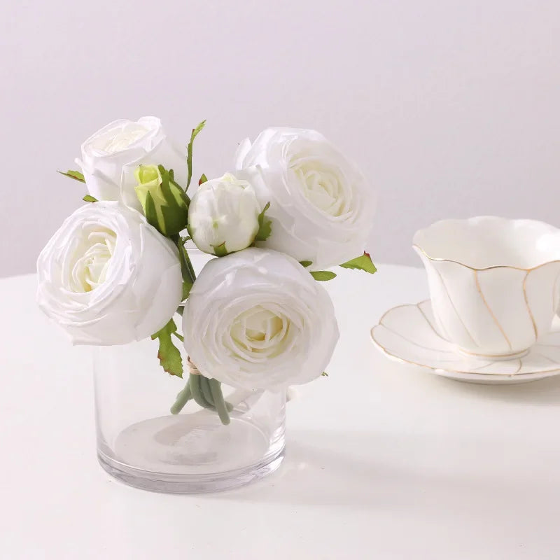 Bouquet de Roses Artificielles Toucher Réel — vue 5