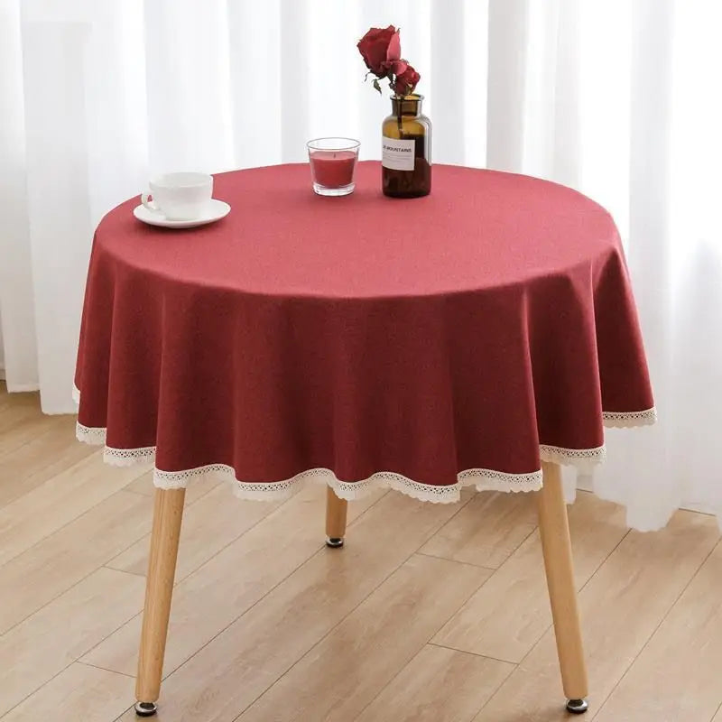 Nappe Ronde Dentelle Mariage