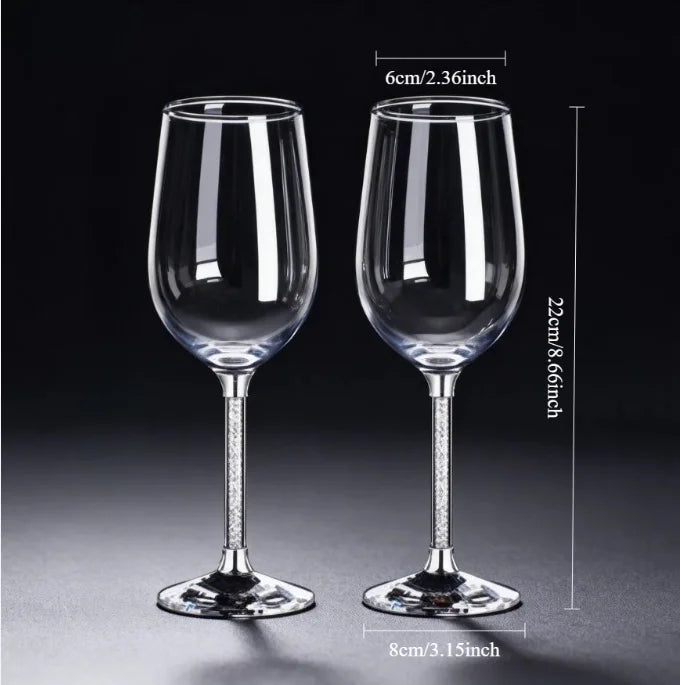Verres à Vin en Cristal Mariage