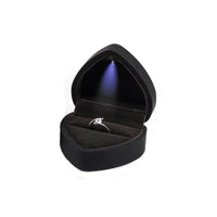 Écrin bague cœur lumineux LED — vue 9
