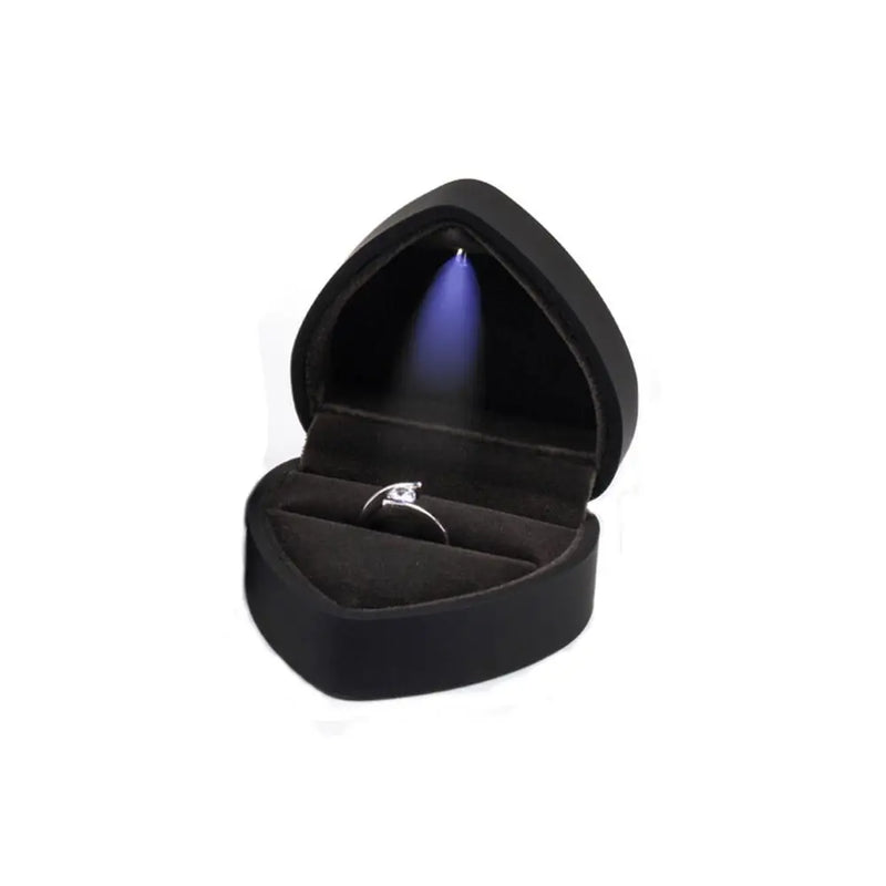 Écrin bague cœur lumineux LED — vue 9