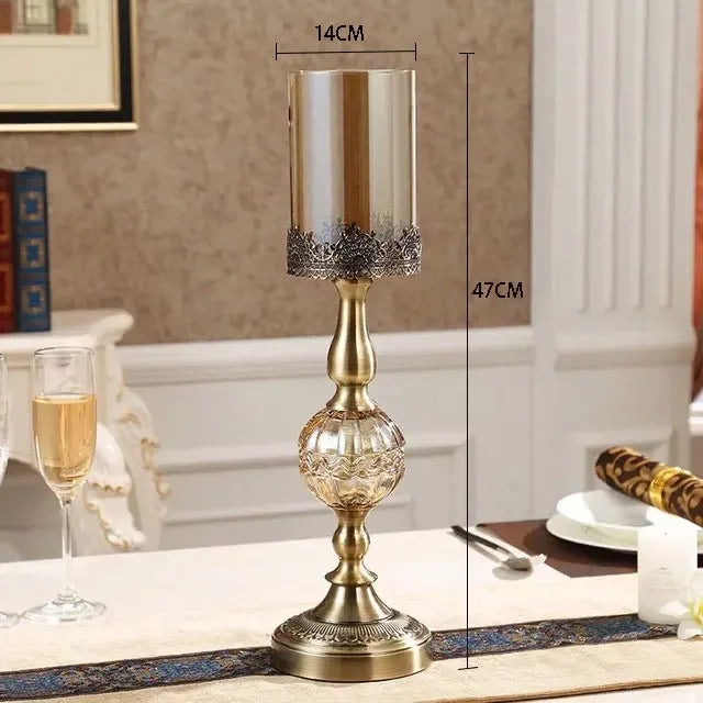 Bougeoir Cristal Centre de Table Mariage — vue 7