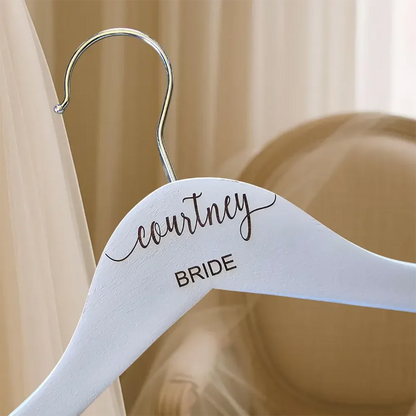 Cintre Personnalisé Mariage Noir ou Blanc