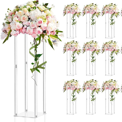Présentoir fleurs centre de table mariage