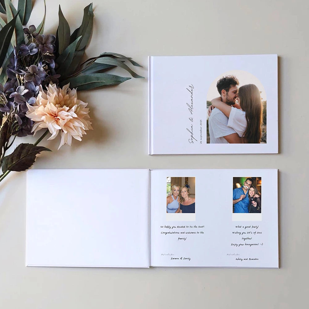 Livre d'or mariage avec photo et prénoms