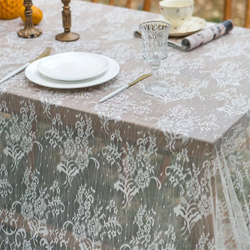 Nappe Dentelle Ajourée Mariage