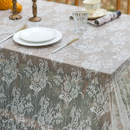 Nappe Dentelle Ajourée Mariage