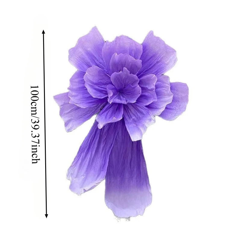 Fleur Géante Papier Iris Mariage