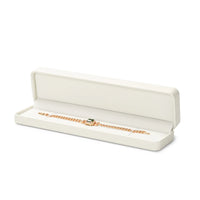 Boîte Alliance Mariage et Écrin Bijoux — Beige, Écrin Chaîne Longue