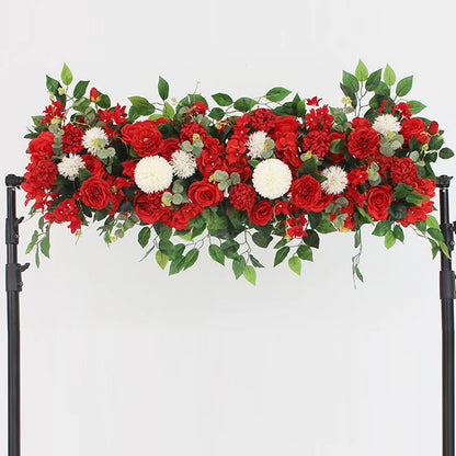 Rangée de Fleurs Artificielles Mariage 100 cm