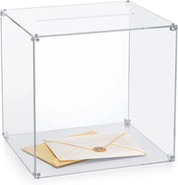Urne mariage acrylique transparente personnalisable