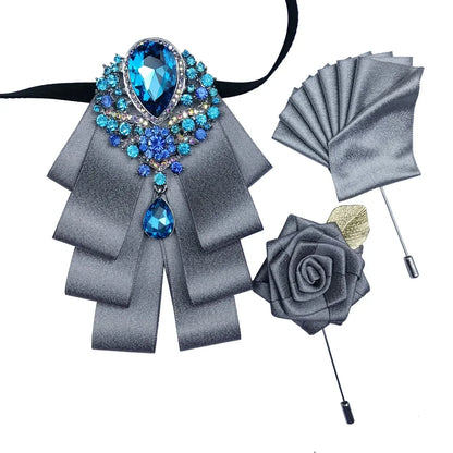 Nœud papillon mariage bijou et pochette — vue 2