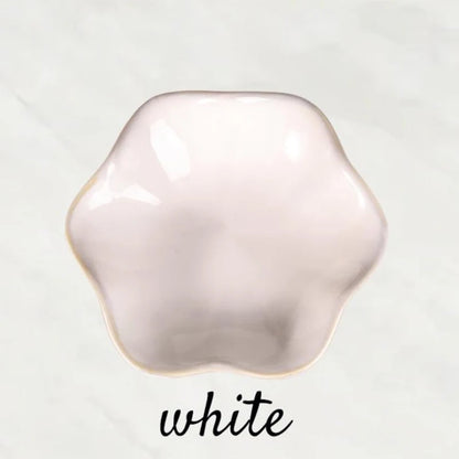 Porte alliance céramique coupelle personnalisée — Blanc