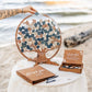 Livre d'Or Mariage Original Arbre Acrylique Bois