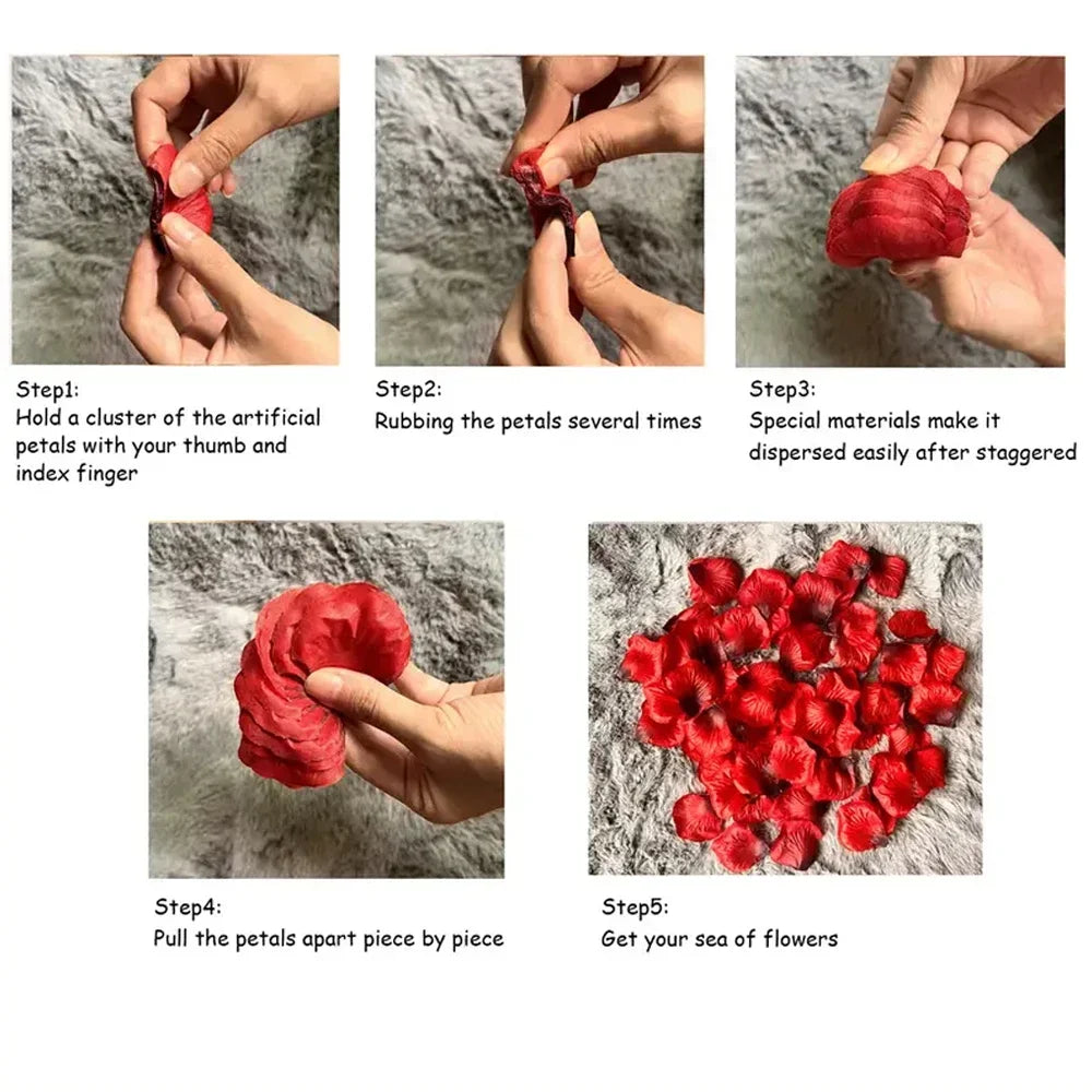 Pétales de Rose Artificiels Mariage