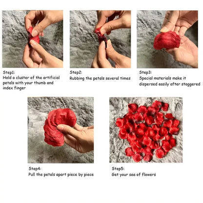 Pétales de Rose Artificiels Mariage