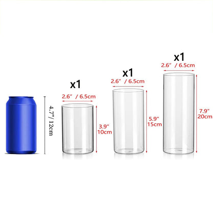 Vases Cylindres en Verre Mariage — vue 8
