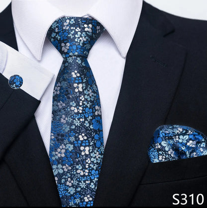 Coffret cravate mariage homme et pochette