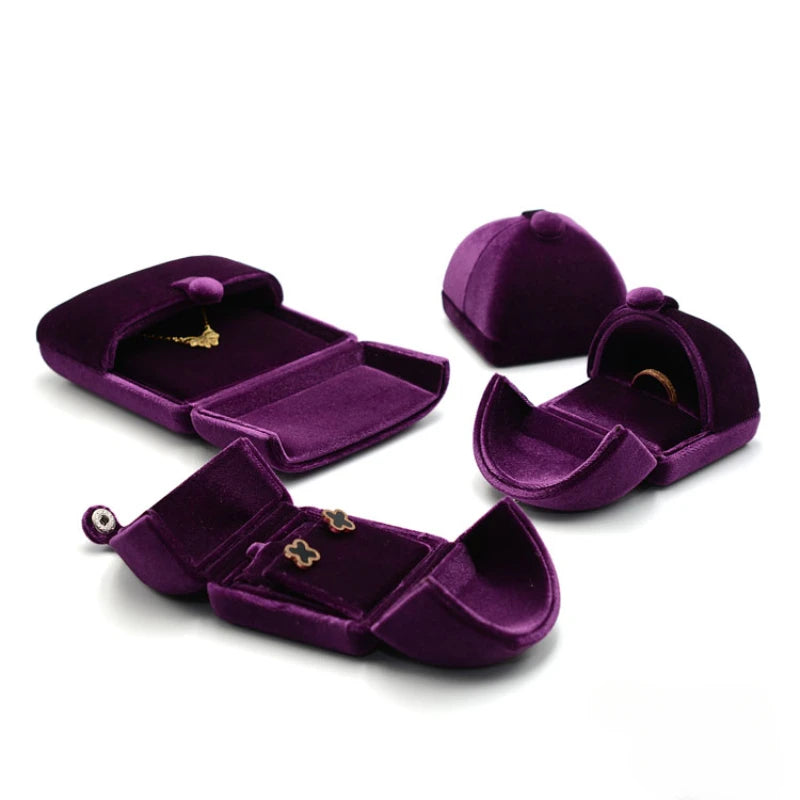 Boîte alliance mariage velours magnétique — vue 3
