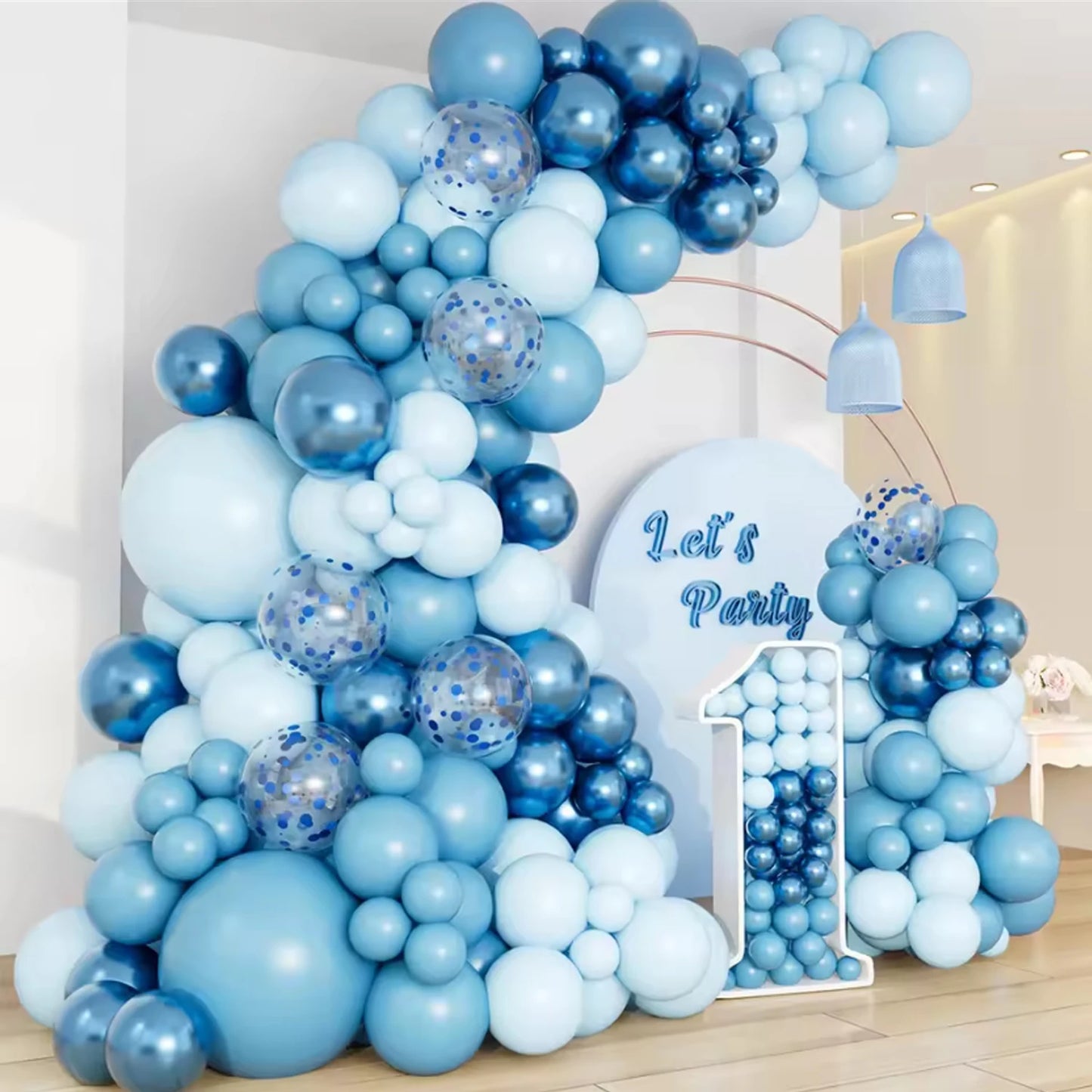 Kit Arche Ballon Mariage Bleu