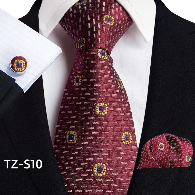 Cravate Mariage Homme et Pochette Assortie